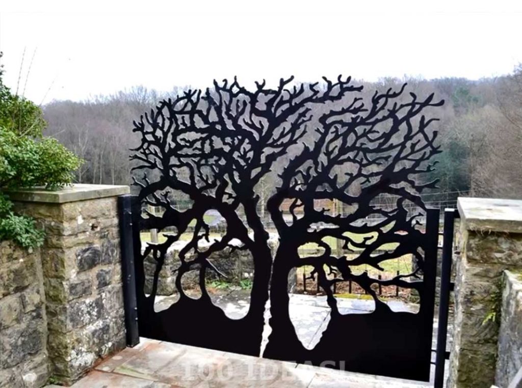 50نمونه درب ورودی باغ