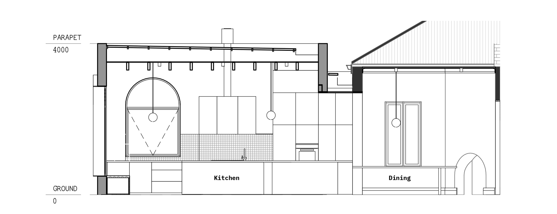نقشه طراحی داخلی خانه ای معاصر