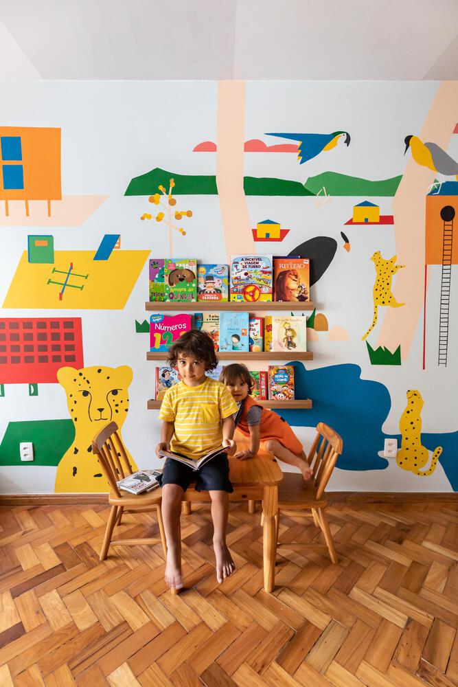 طراحی اتاق کودک برای میل به کتابخوانی