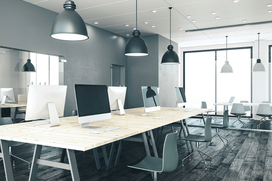 قابلیت تنظیم نور در طراحی دفتر کار