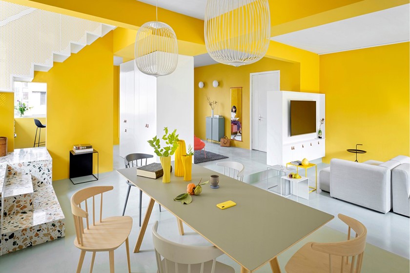 روانشناسی رنگ زرد در طراحی داخلی کاربرد