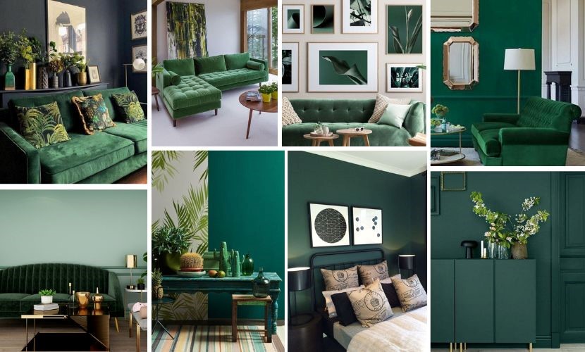 روانشناسی رنگ سبز در طراحی داخلی