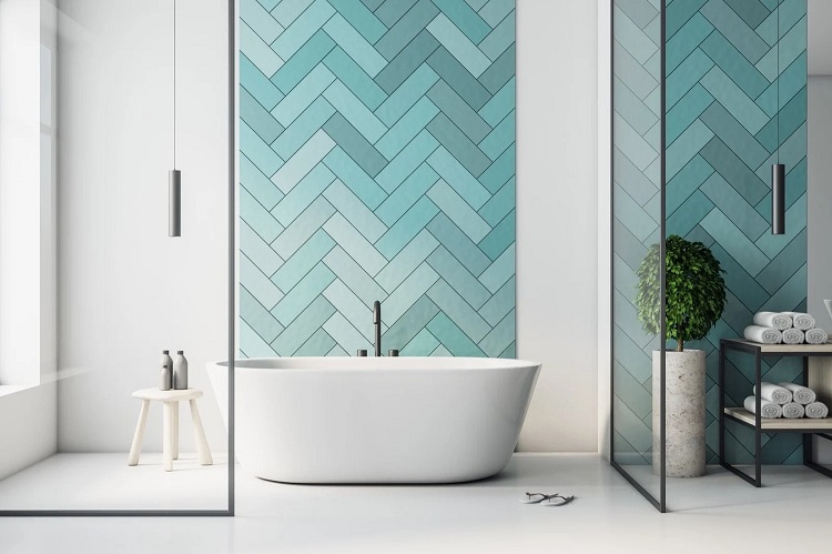 روانشناسی رنگ فیروزه ای در طراحی داخلی حمام