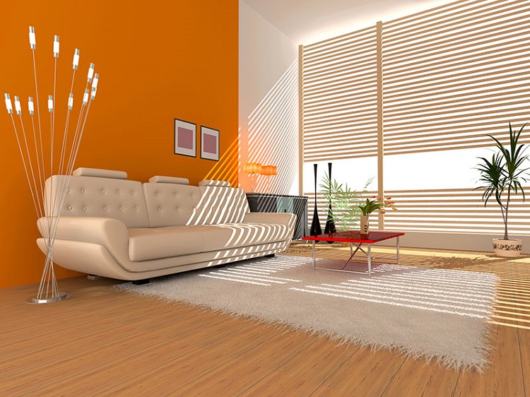 روانشناسی رنگ نارنجی در طراحی داخلی مکمل