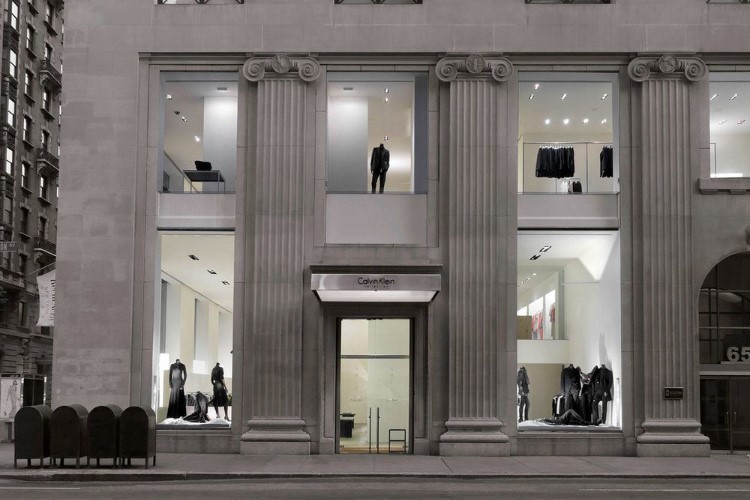 Calvin Klein در نیویورک 30 مدل نمای مغازه رومی