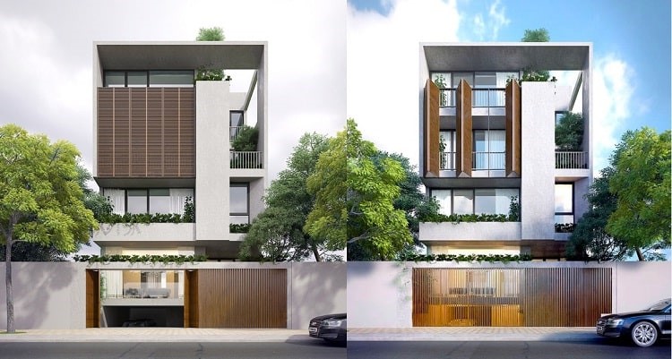 طراحی نما ساختمان مسکونی – نکات مهم + نمونه‌های جذاب