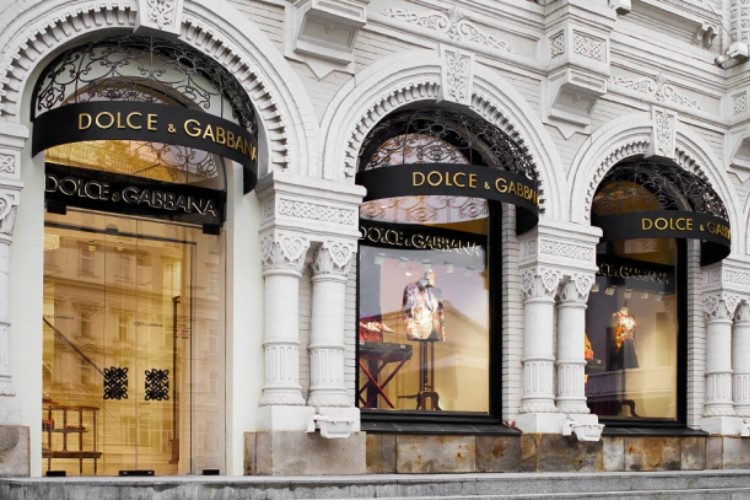 مسکو فروشگاه Dolce & Gabbana 30 مدل نمای مغازه رومی
