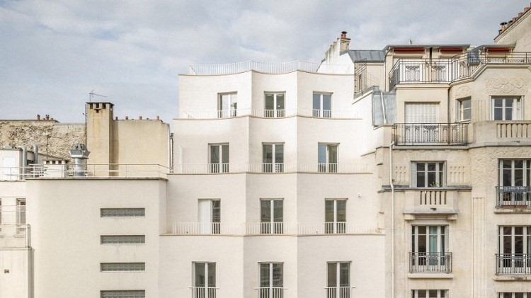 پاریس طراحی نما ساختمان مسکونی