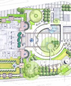 طراحی پلان و نقشه محوطه باغ ویلا + نکات کاربردی